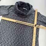 Athleta Top Womens Large Grey Space Dye Tranquillity Cowl Neck Pullover Photo 6