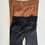 Women's OQQ Scrunch Butt Leggings bundle of 2 Size S black & brown Photo 0