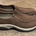 Merrell Primo Seam Moc Dark Taupe Leather Slip On Shoe Womens Size 7.5 EU 38 Photo 9