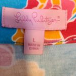Lilly Pulitzer ‎ Newport Knit Shift Shirt Dress Floral Bootyinere Beach Coastal L Photo 7
