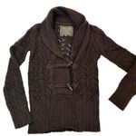 Old Navy vintage cardigan sweater for women, brown, button down, long sleeves, size s Photo 0