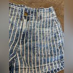 American Eagle  Striped Soft Denim Shorts Photo 1