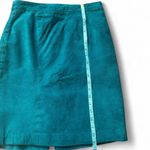 Vintage Teal Suede Leather Pencil Skirt Size undefined Photo 3
