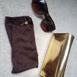 Tory Burch square Tortoise Sunglasses with Case Photo 0