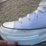 Converse Lavender Purple high tops Photo 3