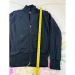 Icebreaker New zealand Merino Wool Blend Zip Up Jacket Women's Size S Black Photo 2