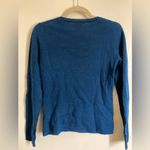 Adrienne Vittadini 🌸 100% 2-ply Cashmere Long Sleeve Sweater #Bl Photo 5