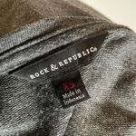 Rock & Republic Women’s  Grey Graphic Sweatshirt Size XS Photo 4