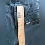 RtA Madrid Stretch Leather Skinny Pants Charcoal Gray Lambskin Zip Sz 27 Photo 8