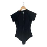 Sea Level Women's Eco Essentials Short Sleeve One Piece Swimsuit Black Size 10 Photo 2