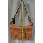 Jo Inc. Women's Beige/Orange Shoulder Bag Size S SKU 2049 Orange Photo 3