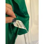 ZARA  green satin NWT button up blouse xs Photo 6