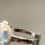 Marquise Cut 2.44 TCW 3 Stone Tanzanite Anniversary Ring Sterling Silver Size 8 Photo 4