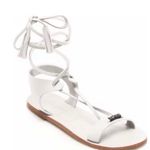 Free People  Brynn Marr wrap leather sandals white Photo 2