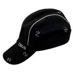 IZOD One size Womens Black Summer Golf sport Cap Rhinestone Pattern WhiteLogo Photo 0