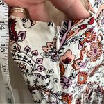 Rachel Zoe  Boho Tiered Maxi Dress V- Neck, Waist Tie,  Size 2 (Oversized) Photo 8