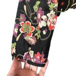 Ann Taylor LOFT Black Floral V Photo 2