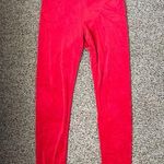 No Boundaries  red velvet leggings Photo 0