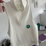 Aeropostale White Turtle Neck Tank  Photo 0