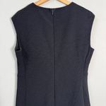 Club Monaco Sculptural Mini Dress Women's 10 Black Minimalist Neutral LBD Career Photo 9