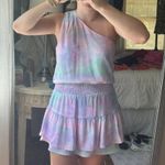Pink Tye Dye One Shoulder dress Photo 0