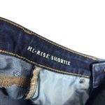 American Eagle Women's 00 Hi-Rise Shortie Jean Shorts Denim Rolled Super Stretch Photo 6