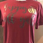 Unlisted  Women's Maroon T-Shirt Size Medium Photo 10