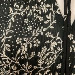 Bila Floral Printed Sleeveless Smocked Bohemian Boho Tasseled Maxi Dress Size S Black Photo 6