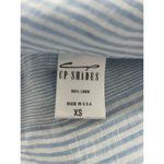 CP Shades  Size XS  Jasmine Tunic  Linen Lagenlook Boho Pockets Stripe Photo 7