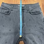 Joie  Womens Washed Onyx Perez Jeans Faded Black Gray Pearl Studded Size 27 Denim Photo 9