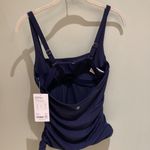 Athleta  navy square neck bra cop tankini NWT Photo 1
