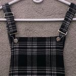 Romwe Black and White Plaid  Dress Photo 3