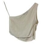 Kendall + Kylie Women’s One Shoulder Cropped Top White Size XS EUC Photo 0