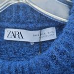 ZARA  Royal Blue Short Sleeve Sweater Photo 1