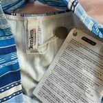 Lemlem NEW  Eshal Striped High Waist Bikini Bottom Blue XS Photo 4