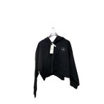 Adidas by Stella McCartney Cropped Hoodie Size Large Black Photo 5