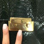 Michael Kors Black Snakeskin Shoulder Bag  Photo 0