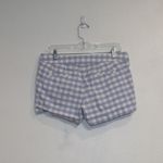 J.Crew Blue White Buffalo Check Gingham Low Rise Stretch Shorts Sz 6 Photo 8