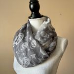 Alexander McQueen | Silk Skull Print Large Square Sheer Scarf Photo 1