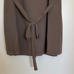 Naked Zebra NWT  Taupe Dress with Pleated Detail, Small Photo 3