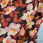 Sanctuary Floral Blouson Mock Neck Georgette Mini Dress Strawberry Fields M NWT Photo 6