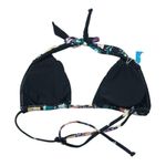 O'Neill  Blue Womens Rosetta Embry Swim Bikini Top Convertible Floral Black XS Photo 5