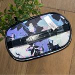 Victoria's Secret  NWT floral noir Black purple Cosmetic Case Photo 1