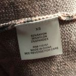 Romeo + Juliet Couture Romeo Juliet Couture XS Gray Pink Damask Print Fit & Flare Knit Dress Romantic Photo 3