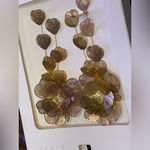 ZARA New in Box - NWT  Raised Gold Metal Flower Earrings Photo 4