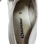 Superga  White Canvas Sneakers Low-Top Minimalist Shoe Eur Size 37 Photo 7
