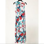 Love Squared Floral Ruffle V-Neck Maxi Dress Size 2X Photo 8