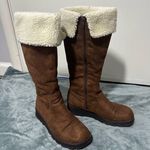 Cathy Jean  Brown Shearling-Lined Winter Boots Photo 0