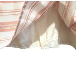 Entro  Tiered Pink & White Pink Striped Mini Ruffle Detail Bell Sleeves Dress Photo 6