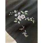 Oscar de la Renta Vintage Pink Label Black & Pink Oriental Robe Size S Photo 4